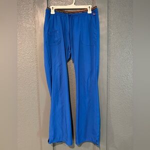 heartsoul Royal Blue Scrub Pants Size Medium
